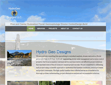 Tablet Screenshot of hydrogeodesigns.com